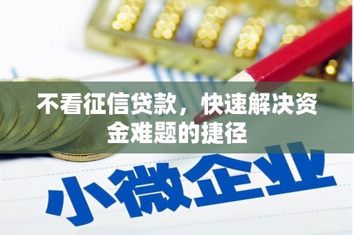 忻府不看征信贷款，快速解决资金难题的捷径