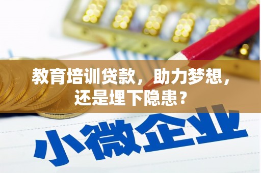 忻府教育培训贷款，助力梦想，还是埋下隐患？