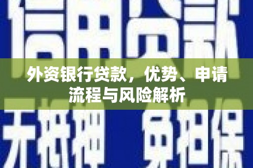 忻府外资银行贷款，优势、申请流程与风险解析