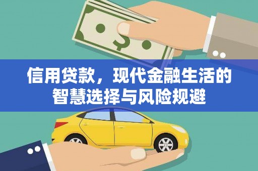 忻府信用贷款，现代金融生活的智慧选择与风险规避