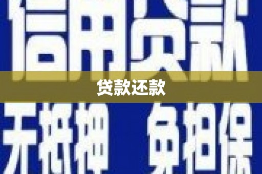忻府贷款还款