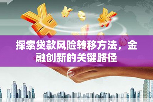 忻府探索贷款风险转移方法，金融创新的关键路径