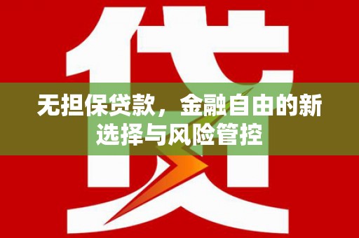 忻府无担保贷款，金融自由的新选择与风险管控