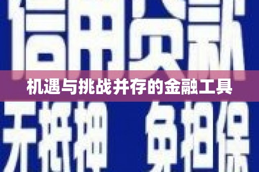 忻府机遇与挑战并存的金融工具