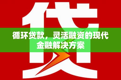 忻府循环贷款，灵活融资的现代金融解决方案