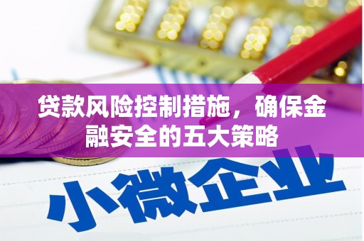 忻府贷款风险控制措施，确保金融安全的五大策略