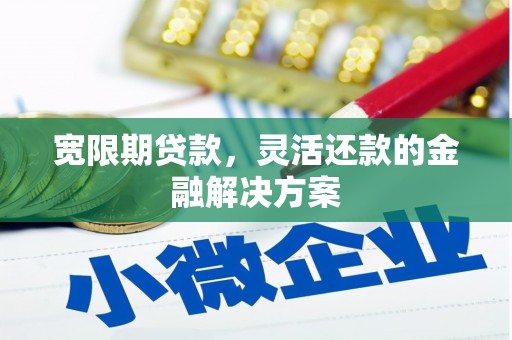 忻府宽限期贷款，灵活还款的金融解决方案