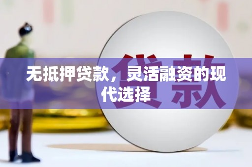 忻府无抵押贷款，灵活融资的现代选择