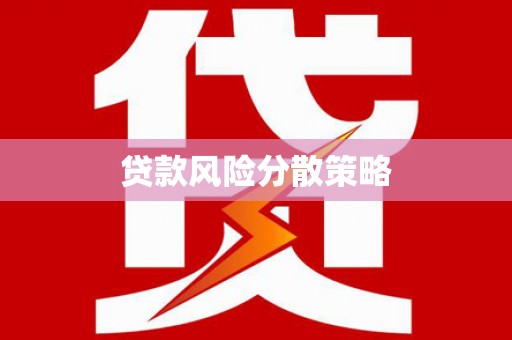 忻府贷款风险分散策略