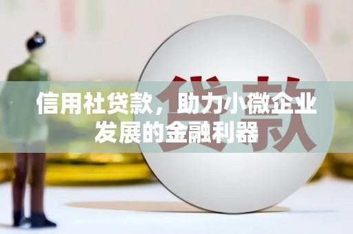 忻府信用社贷款，助力小微企业发展的金融利器