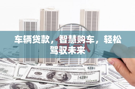 忻府车辆贷款，智慧购车，轻松驾驭未来