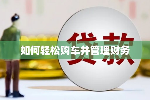 忻府如何轻松购车并管理财务