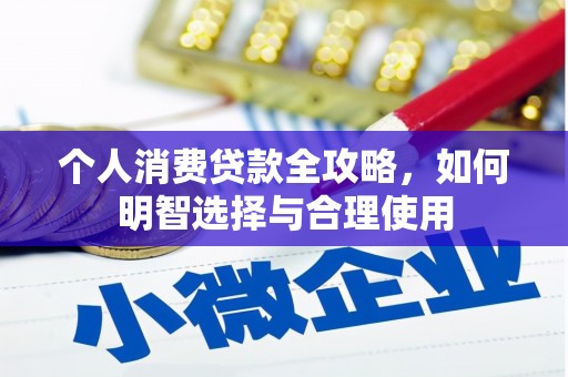 忻府个人消费贷款全攻略，如何明智选择与合理使用