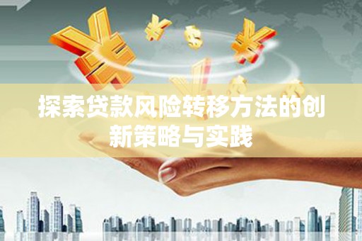 忻府探索贷款风险转移方法的创新策略与实践