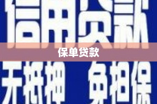 忻府保单贷款 忻府保单贷款